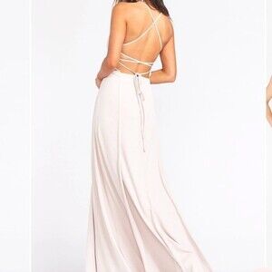 NWT Show Me Your Mumu Godshaw Goddess Dress Wedding Formal Maxi Flowing Size S